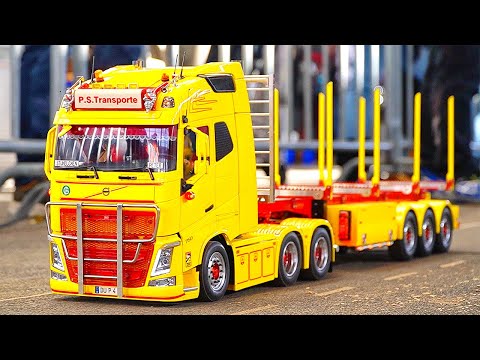 MEGA RC MODEL TRUCKS IN ACTION! RC SCALE TRUCK COLLECTION #5