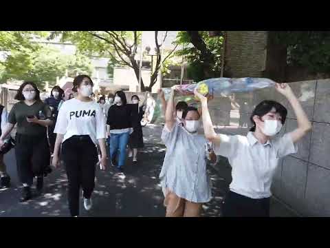 聖徳大学児童学科　児童文化コース　らくがきバルーン