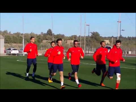 Primer entrenamiento de Trujillo tras su polémica con Rubi