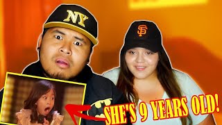 Celine Tam: 9-Year Old from America's Got Talent 2017 | REACTION!
