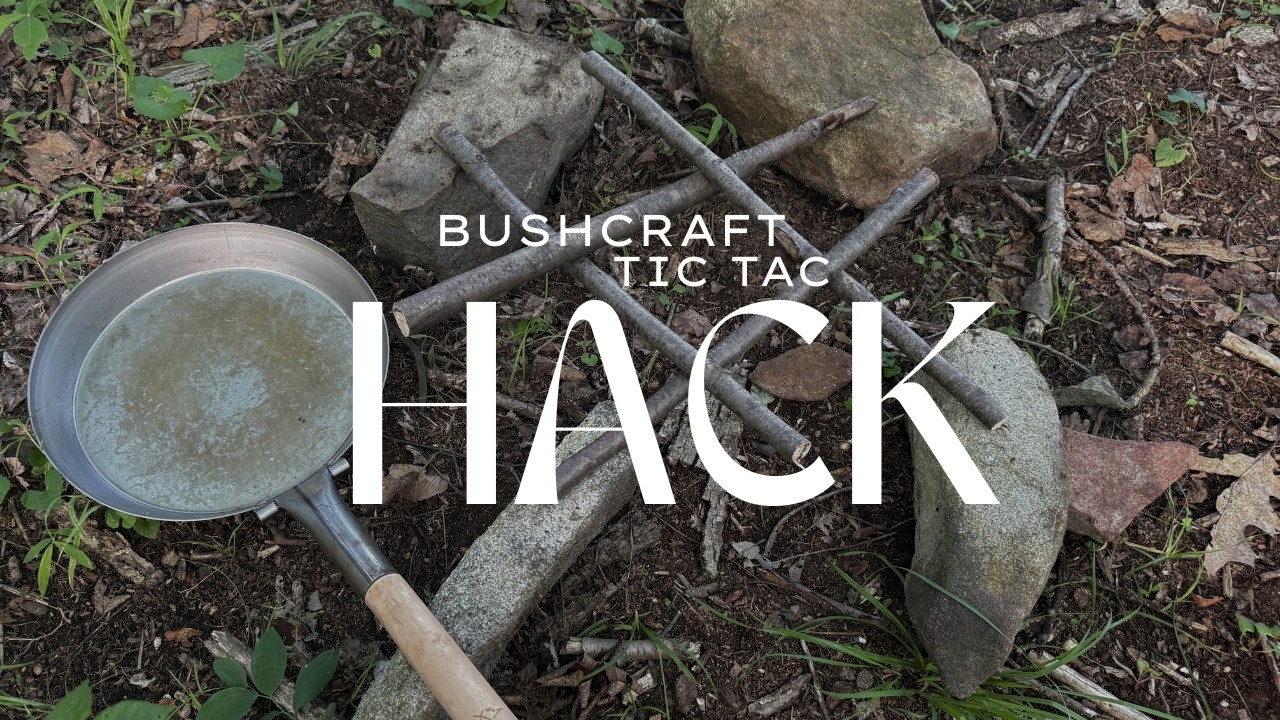TIC TAC Adjustable Camp Stove - Bushcraft HACKS