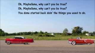 Maybelline Chuck Berry with Lyrics