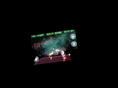 GravSpace for iPhone and iPod Touch - Using the lazer