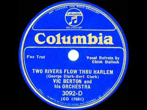1935 Vic Berton - Two Rivers Flow Thru Harlem (Chick Bullock, vocal)