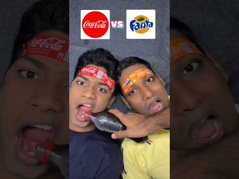 Who won cocacola or fanta?!😱 #shorts #shortsfeed #viralshorts #challenge