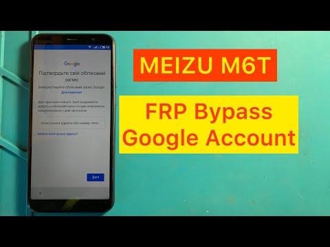 MEIZU M6T | FRP Bypass | Google Account.
