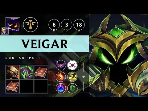 Veigar Support vs Braum - KR Master Patch 25.12