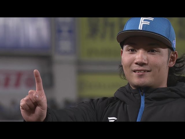 ファイターズ・伊藤大海投手ヒーローインタビュー 3月29日 千葉ロッテマリーンズ 対 北海道日本ハムファイターズ