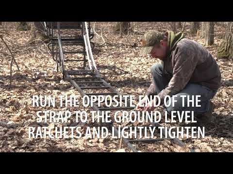 The Lockdown Treestands from Rivers Edge: Lock it down from the ground