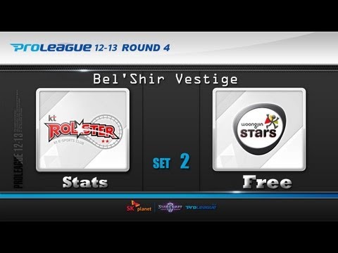 [0504] Stats(KT) vs Free(Woongjin) PvT 2SET  Bel'Shir Vestige - Stracraft 2,esportstv,SPL