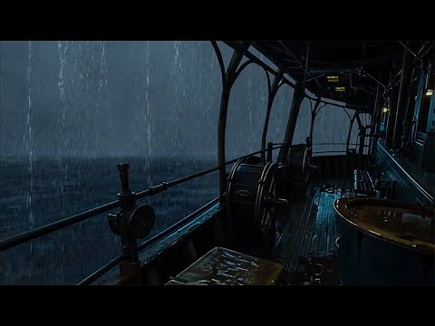 Sleeping in Drift of a Floating Boat on Rainy Night | Skip Your Worries and Fall Asleep with Rain