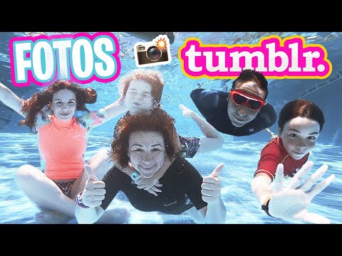 Hacemos FOTOS TUMBLR 📸en la PISCINA 🏊en FAMILIA 👨‍👩‍👧‍👦