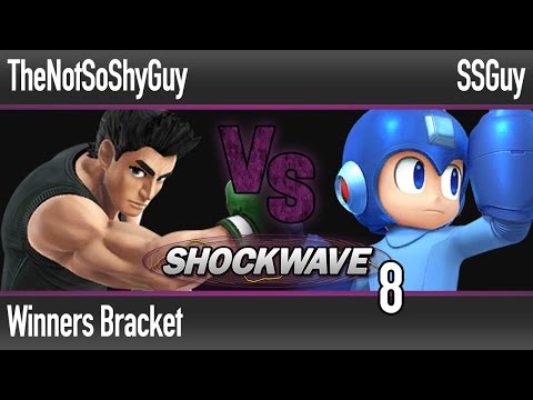 Shockwave 8 - TheNotSoShyGuy (Little Mac, Shulk) vs SSGuy (Mega Man) - Winners Bracket