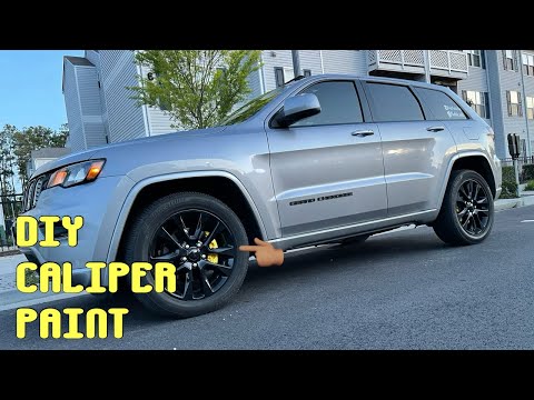 HOW TO PAINT CALIPERS YELLOW DIY