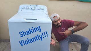 How to Fix a GE Washer That Shakes While Spinning