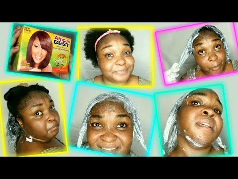 Relaxing my own virgin hair | 5 years natural |...