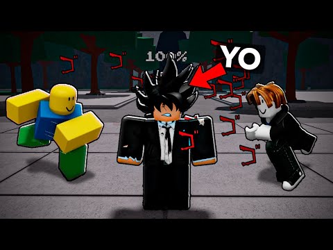 I PRETENDED to be a DUMMY in The Strongest Battlegrounds.