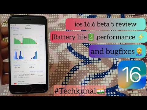 ios 16.6 beta 5 review|Battery life,performance and bug fixes|ios 16