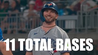 Spencer Horwitz Goes 4 for 5 with 2 Homers, Ties Team Rookie Record with 11 Total Bases!!