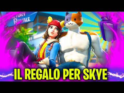 MIASCOLO FA UN REGALO A SKYE ! - Fortnite