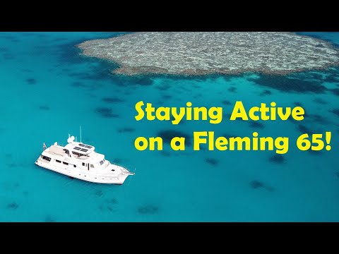 FREJA: Fleming 65 Keeping Us Moving!! (Ep 3) Walk through of our Fleming Yacht.
