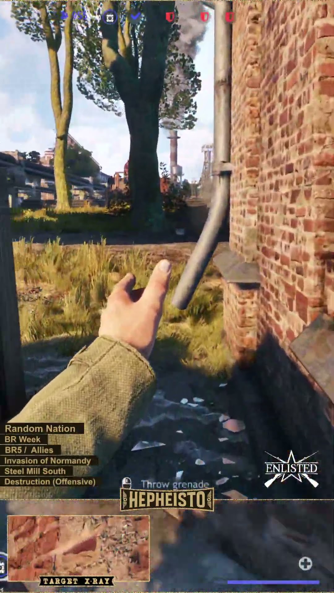 Engineer eliminates Panzer Panther A with Explosion Pack