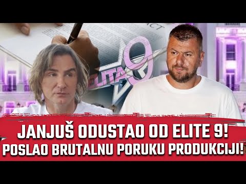 JANJUŠ ODUSTAO OD ELITE 9! POSLAO BRUTALNU PORUKU PRODUKCIJI! Elita 8 Zadruga uzivo