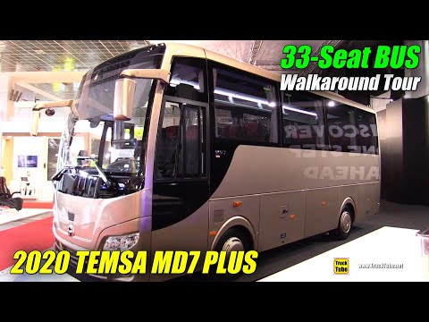 2020 Temsa MD7 Plus 33-Seat Bus - Exterior Interior Walkaround