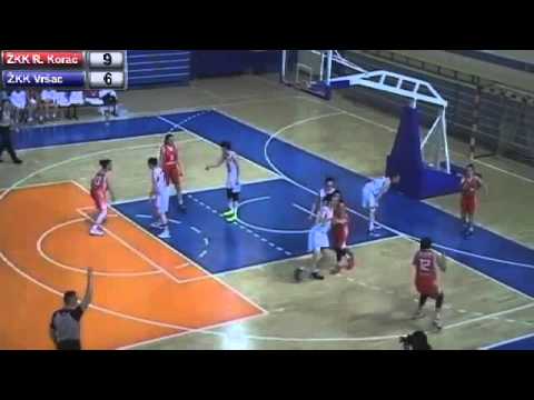 1ZLS PO PF 01 2015-16 Radivoj Korac - Vrsac Swisslion 66:53