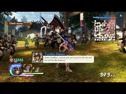 Samurai Warriors 4 - Legend of Kyushu Ep 1 - Battle of Mimikawa