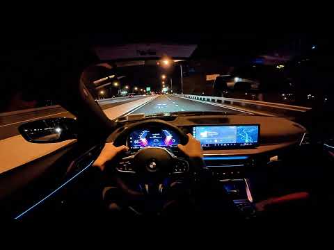 Thumbnail for 2025 BMW 430i Gran Coupe - POV Night Drive by Rear-wheel drive, Coupe, BMW, video, Car, Vehicle, vide, video i