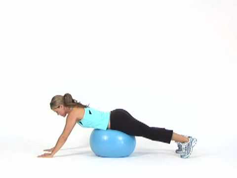 Bird Dog on Exercise Ball