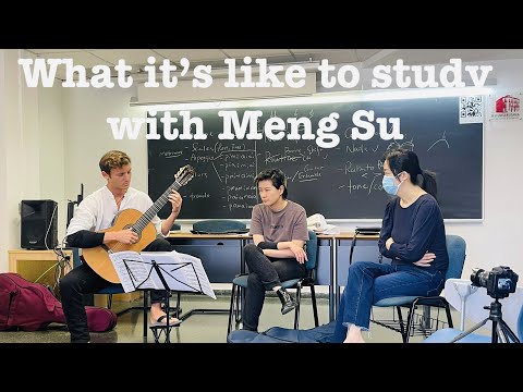 Studying Classical Guitar with Meng Su in Alicante, Spain