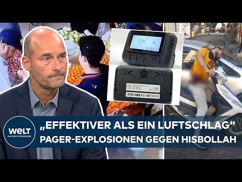 Video Thumbnail: HISBOLLAH-PAGER-EXPLOSIONEN: „Extrem effektive“ Operation gegen höhere Bereiche der Hisbollah
