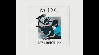 MDC live @ The Happy Jax in London ENG 06/AUG/1992 (full show)