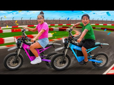 We Surprised Our Adopted Daughter With a NEW Dirt Bike! *CRAZY RACE* 