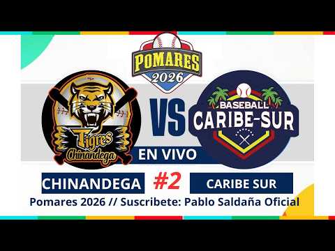 TIGRES DE CHINADEGA🆚️CARIBE SUR💥JUEGO #2
