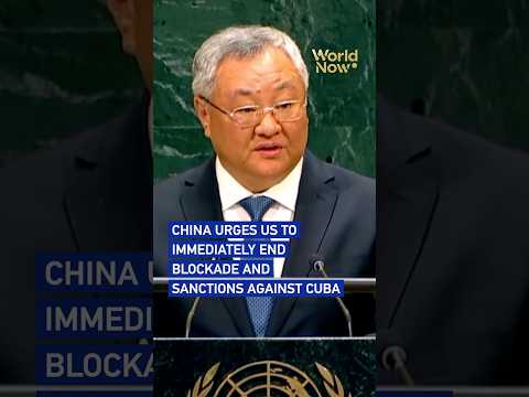 China urges US to lift Cuba blockade and sanctions immediately #worldnow