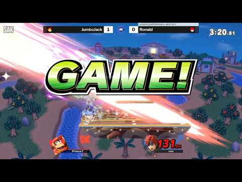TSL 194 SSBU Losers Quarters - JumboJack (Diddy Kong) vs Ronald (Cloud / Roy / Ken)