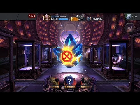 So this happened... | 5 Star Iceman Crystal Opening | Marvel Contest of Champions