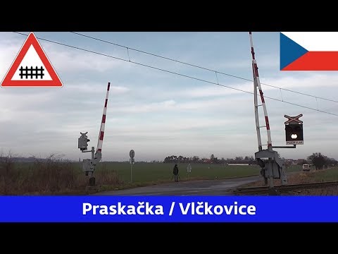 Železniční přejezd Praskačka/Vlčkovice - 3.1.2014