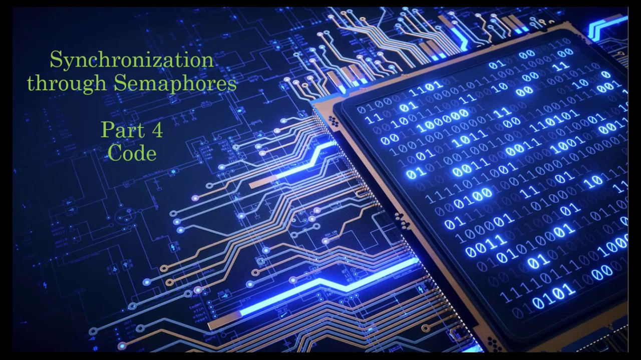 Synchronization through Semaphores - Part 4 - Complete Code and Output