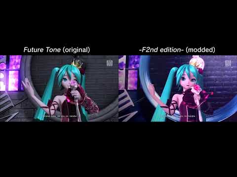 Project DIVA - Romeo and Cinderella comparison (Future Tone vs. F2nd Song Pack)