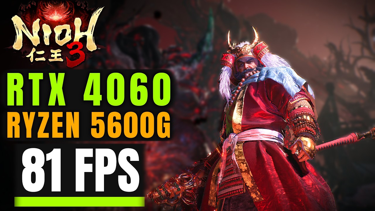 NIOH 3: LOW to ULTRA (RTX 4060 + Ryzen 5600G) - Benchmark
