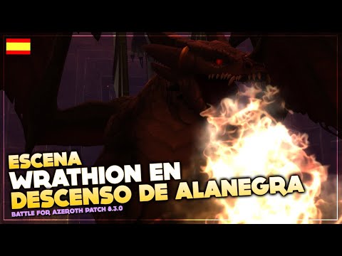 Escena Wrathion en Descenso de Alanegra en español | Parche 8.3 Visiones de N'Zoth