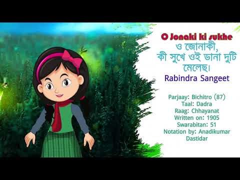 O Jonaki Ki Sukhe || Rabindra Sangit