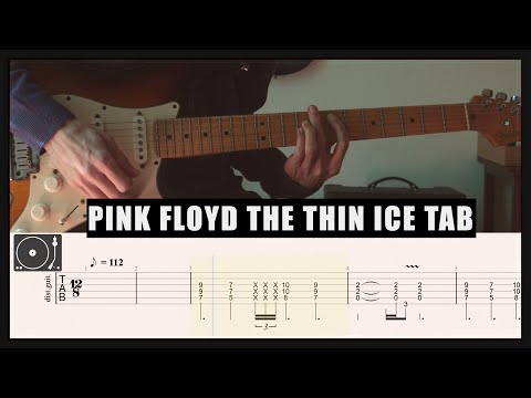 Thin Ice/Pink Floyd cover | Guitar Tab | Lesson | Tutorial