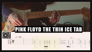 Thin Ice/Pink Floyd cover | Guitar Tab | Lesson | Tutorial