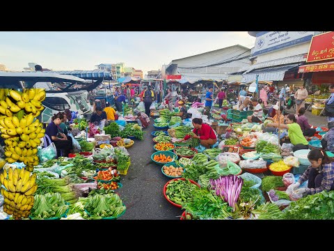 Behind the Scenes of Cambodia’s Craziest Food Market Before Sunrise!