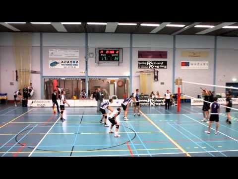 2012-11-17 VoCASA HS1 - Visade Voorburg HS1 (topdivisie volleybal)